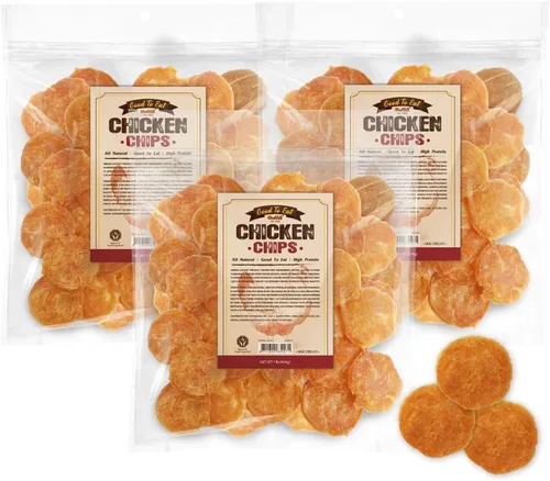 Vista 8 de Gootoe - Golosinas para perros, con alto contenido de proteínas, pechuga de pollo, 1 libra