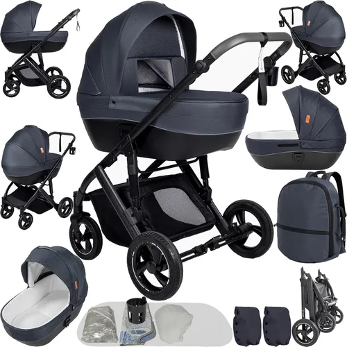 Vista 13 de Cochecito de bebé 2 en 1, cochecito convertible, cochecito estándar reversible, cochecito de bebé portátil, cochecito de bebé, cochecito plegable