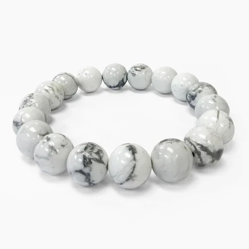 Vista 363 de Gem Avenue Handmade Round Bead Stretch Bracelet Unisex Natural Stone Beaded Jewelry for Men & Women, Elastic Wristband for Daily Wear