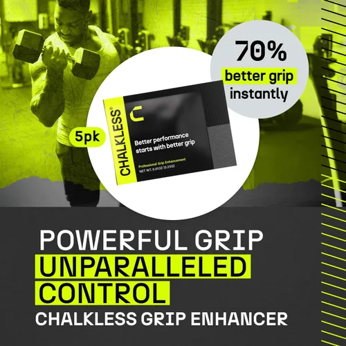 Vista 2 de Mejorador de agarre Chalkless, reemplazo menos desordenado y no tóxico para tiza líquida, solución de agarre para levantamiento de pesas