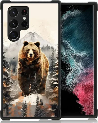 Vista 37 de Funda compatible con Samsung Galaxy S23, diseño de elefantes africanos, diseño increíble a prueba de golpes, antiarañazos, carcasa trasera