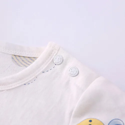Vista 4 de pureborn Mameluco de algodón súper suave para bebés niños y niñas de 0 a 24 meses