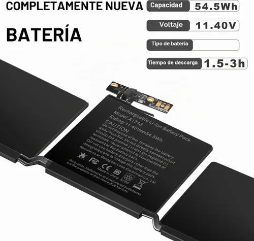 Vista 4 de Fancy Buying Batería de repuesto A1708 para MacBook Pro de 13 pulgadas A1708 (finales de 2016, mediados de 2017) A2159 (2019) A2289 (2020) A2338