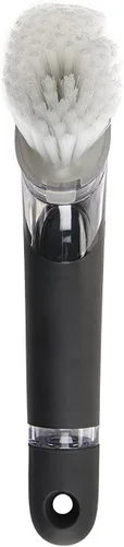 Vista 2 de OXO SteeL - Cepillo dispensador de jabón con recambios de cepillo dispensador de jabón OXO SteeL, paquete de 2