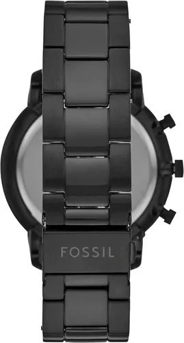 Vista 2 de Fossil Neutra - Reloj cronógrafo de cuarzo de acero inoxidable y cuero para hombre Pulsera negra/marrón