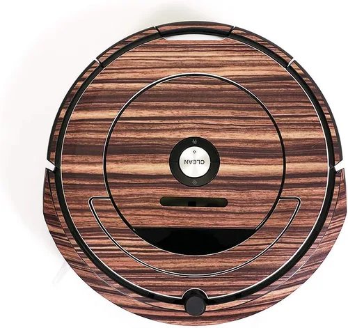 Vista 4 de MightySkins Skin compatible con iRobot Roomba 690 Robot Vacuum - Azul claro sólido Cubierta protectora de vinilo duradera y única Fácil