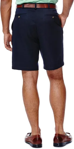 Vista 3 de Haggar Men's Cool 18 Classic Fit Expandable Waist Short Regular and Big & Tall Sizes