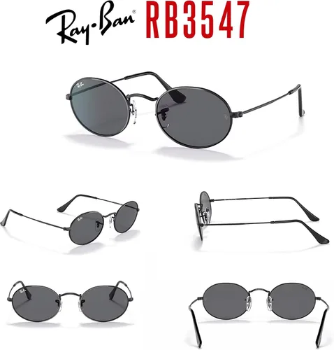 Vista 7 de Ray-Ban RB3547 - Lentes de sol ovalados de metal para hombre y mujer + paquete con kit de gafas de diseñador iWear
