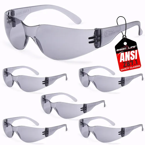 Vista 15 de BISON LIFE Gafas de seguridad surtidas para hombres y mujeres ANSI Z87.1