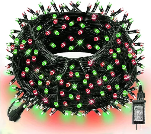 Vista 15 de Dazzle Bright - Guirnalda de luces para Halloween, 300 LED, 100 pies, 8 modos de iluminación, decoraciones para carnaval, jardín, exteriores y patio