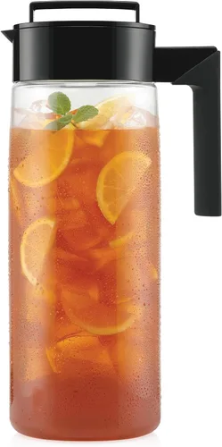Vista 15 de Takeya Jarra hermética – Jarra hermética de uso diario para té helado y más – Jarra transparente con tapa – Esencial de cocina ligero – Utensilios