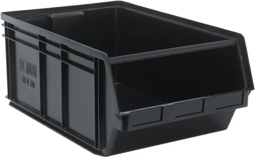 Vista 6 de Quantum Storage Systems Quantum Storage QMS531BK - Paquete de 6 cubos de almacenamiento de plástico resistentes Magnum, 19-3/4 pulgadas x 12-3/8