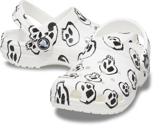 Vista 5 de Crocs Zuecos clásicos unisex para niños (estacional), Skulls
