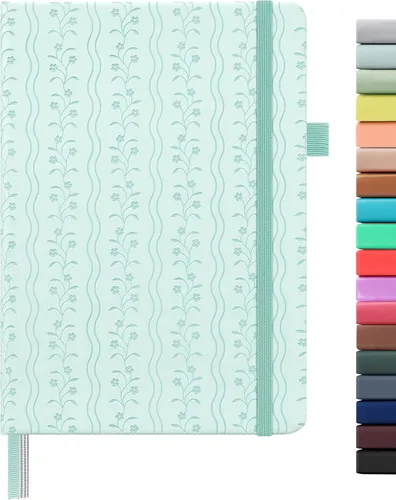 Vista 54 de ⩓ Per Se Cuaderno de Diario con Líneas (3 Paquetes), 160 Páginas Papel Grueso 100GSM, A5 Tapa Dura Cuadernos con Rayas Universitarias para Escribir