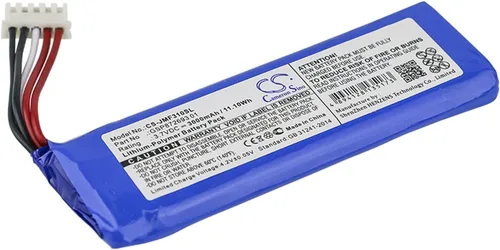 Vista 3 de Cameron Sino - Batería para JBL Flip 4, Flip 4 Special Edition PN: JBL GSP872693 01 3000mAh / 11.10Wh