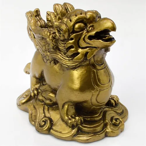 Vista 6 de Feng Shui Garuda Amuleto Fuerte Poderoso Magia Religiosa Bestia Sagrada Estatua de Resina Hogar Escritorio