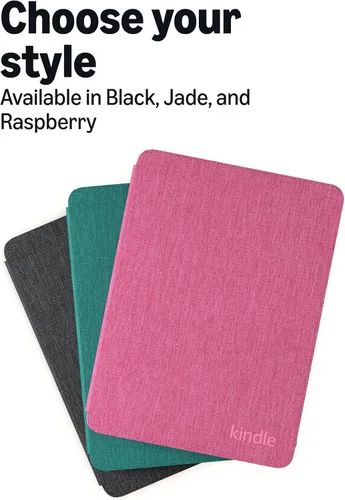 Vista 6 de Funda para Amazon Kindle Paperwhite y Kindle Colorsoft. Funda protectora ligera e impermeable - Tela