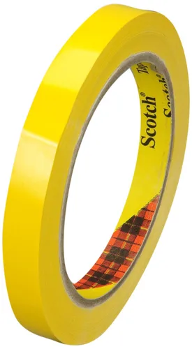 Vista 8 de Scotch 3M Cinta de codificación de colores 690, negro, 1/2" x 72 yardas (0.472 in x 216.5 ft), ideal para codificación de colores y cierre