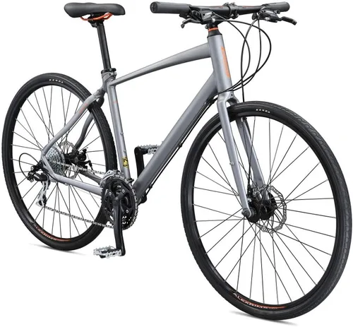 Vista 9 de Schwinn Vantage - Bicicleta híbrida deportiva para hombres y mujeres, transmisión de 21 o 24 velocidades, marco de aluminio, barra plana, frenos
