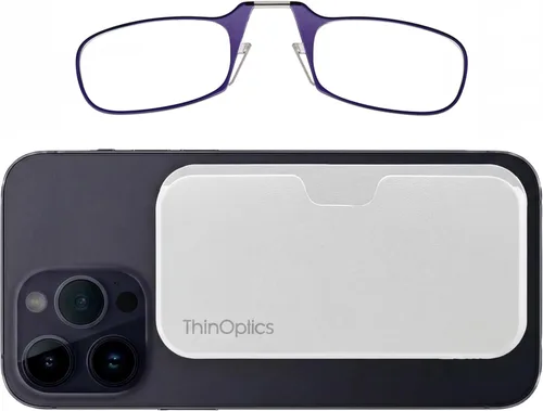 Vista 18 de Always With You by ThinOptics Classic Readers + Attachable Glasses Case Funda negra/marcos negros
