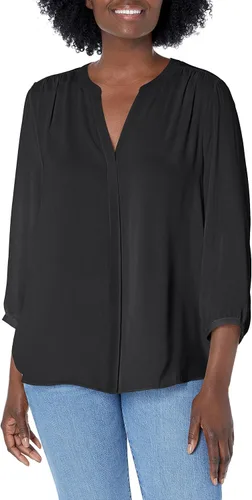 Vista 21 de Blusa petite para mujer con manga 3/4 de la marca NYDJ Alicia Glen