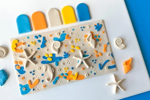 Vista 2 de FIMO Soft & Effect Horno de polímero FIMO Soft & Effect - Arcilla de modelado de horno polimérico - 2.01 oz - Juego de 8 - The Beach O'Clock