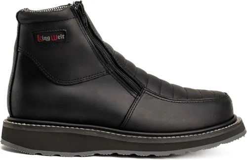 Vista 7 de King Welt Ultra Flex 6 "339 cremallera doble densidad ligero hombres botas de trabajo Habana