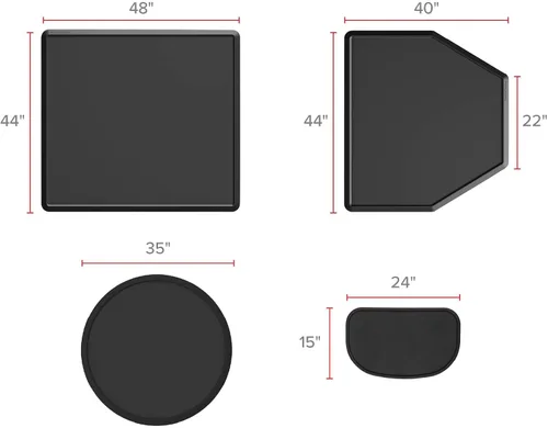 Vista 4 de WeatherTech Tapete multiusos para la vida cotidiana, 15 x 24 pulgadas, universal, color negro