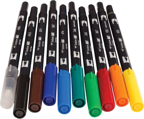 Vista 5 de Tombow ABT - Juego de 10 bolígrafos de doble pincel