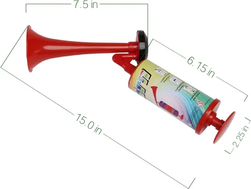 Vista 5 de Bocina de aire para bote, fiesta de graduación, eventos deportivos, bocinas de cerveza, bocina de aire para perros, bomba de aire portátil