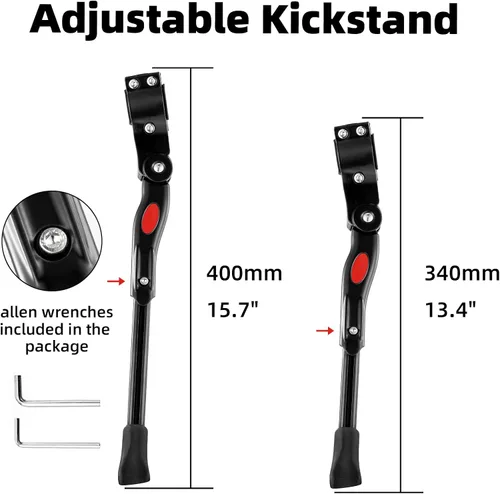 Vista 4 de ROCKBROS Soporte de bicicleta ajustable para bicicleta de 22 a 28 pulgadas