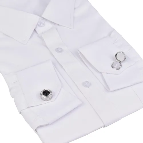Vista 4 de Cubiertas de botón para camisas de hombre con cubierta de botón de diámetro de 0.7in