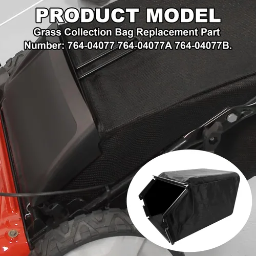 Vista 5 de 764-04077B - Bolsa de césped para cortacésped MTD de 21 pulgadas, 764-04077A 764-04077 (solo bolsa de césped)