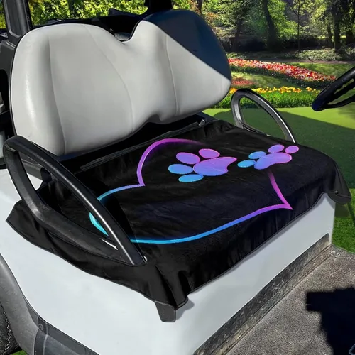 Vista 22 de Funda para asiento de carrito de golf, ligera, ajuste universal, accesorios para carrito de golf, fácil de instalar