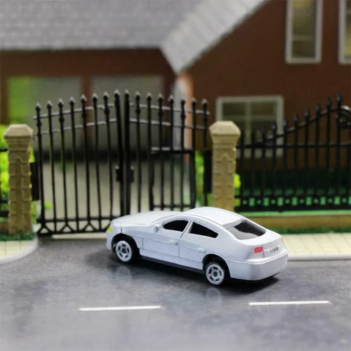 Vista 5 de NWFashion 100 unidades de autos pintados en miniatura 1:100 para paisajes de calle/estacionamiento (1:100 2.008 in)