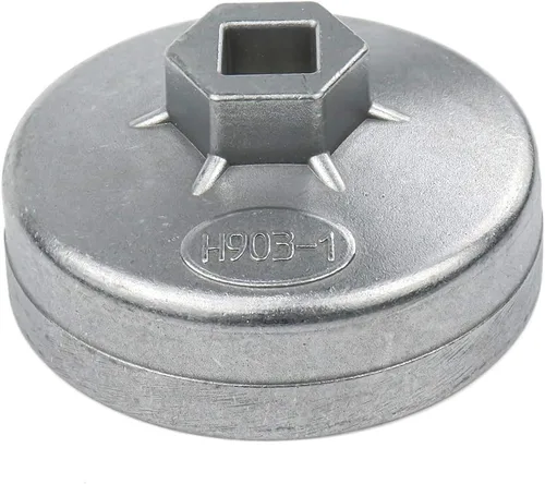 Vista 5 de Oil Filter Cap Wrench 65mm Inner Dia Aluminum Alloy 14 Flute Wrench
