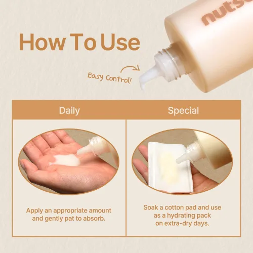 Vista 7 de Cuidado de la piel coreano - Tónico hidratante de leche de proteína de nuez de soja, 10.1 fl oz con aminoácidos, tóner facial hidratante ligero