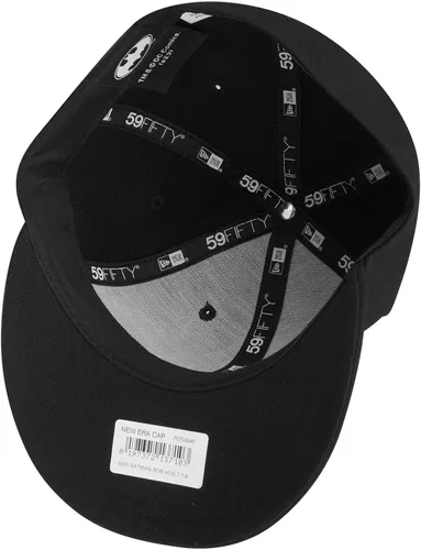 Vista 4 de New Era Batman Hush Logo Negro sobre Negro Colorway 59Fifty Fitted Hat
