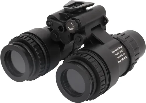 Vista 2 de Gafas tácticas de visión nocturna modelo PVS15 con soporte de casco ajustable para cosplay y exhibición, sin función (negro)