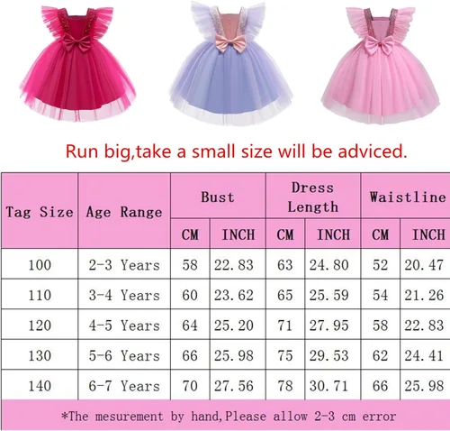 Vista 7 de NNJXD Vestido de princesa para niña, vestido de tul para fiesta de boda