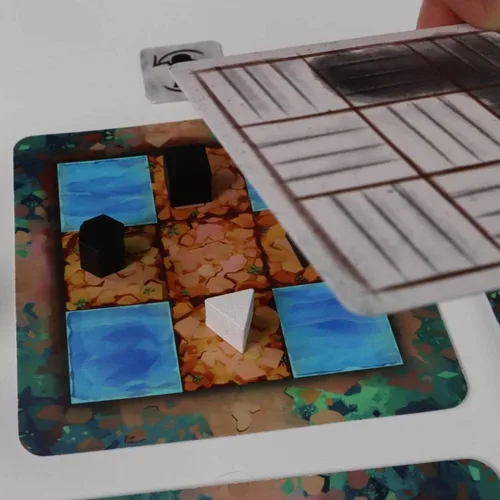 Vista 3 de CardLords Floors - Un juego táctico 3D de equilibrio y astucia, equilibra tus ninjas con Jutsu, juego de mesa para mover y coleccionar, 2-4