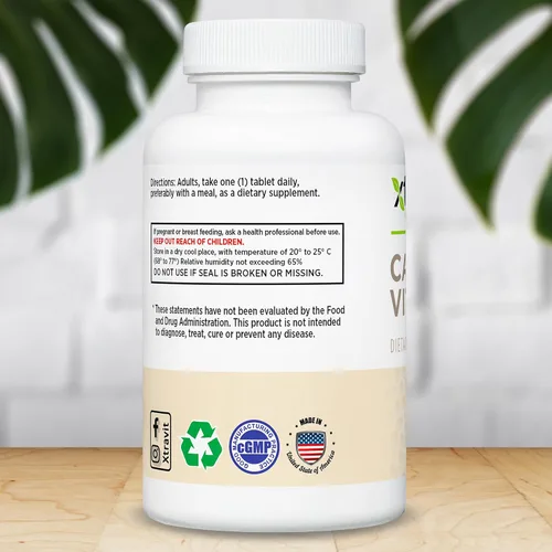 Vista 3 de Suplemento de calcio y vitamina D, vitaminas naturales para hombres y mujeres, puede apoyar los huesos, la inmunidad y el estado de ánimo