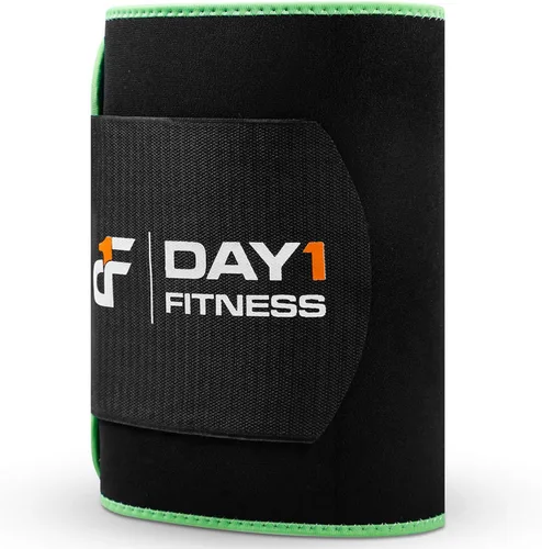 Vista 6 de Day 1 Fitness - Cinturón reductor de cintura duradero para pérdida de peso, entrenamiento abdominal, 5 opciones de tamaño, pequeño a XXL, unisex
