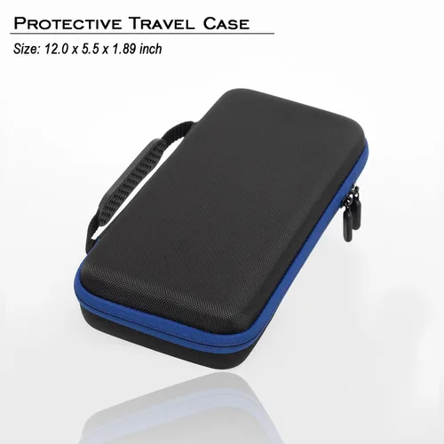 Vista 18 de Rog Ally Handheld Case, EVA Waterproof Hard Shell Protective Travel Case with Inner Transformable Game Console Stand, Flannel Soft Lining, Double