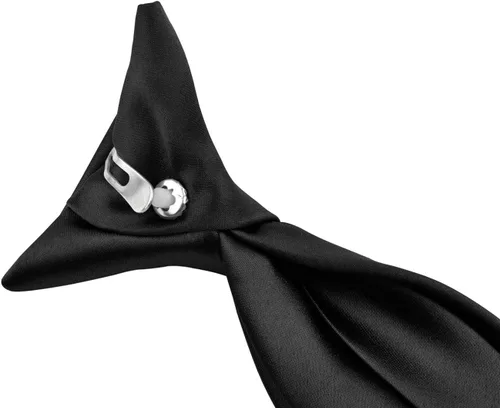 Vista 4 de Moda Di Raza Corbata de clip, corbatas para niño, corbata para niños, adolescentes, hombres clip en corbatas
