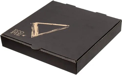 Vista 2 de Restaurantware Eco Pie - Cajas de pizza de 10.6 x 10.6 x 1.7 pulgadas, 50 cajas de entrega de pizza corrugada, reutilizables como platos, cajas