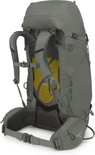 Vista 2 de Osprey Kyte 48L Mochila de mochilero para mujer con cinturón para la cadera, verde Rocky Brook, WML