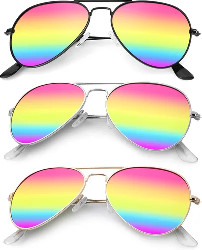 Vista 11 de KALIYADI Classic Aviator Sunglasses for Men Women Driving Sun glasses Polarized Lens UV Blocking Negro