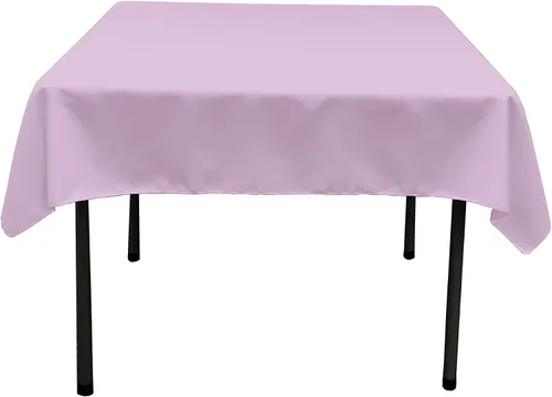 Vista 5 de LA Linen. Mantel cuadrado de popelina de poliéster