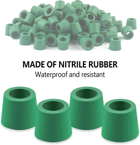 Vista 3 de Kit de 50 juntas tóricas de CA para automóvil, kit de juntas de goma de nitrilo para reparar manguera o colector de carga de CA de 1/4 pulgadas